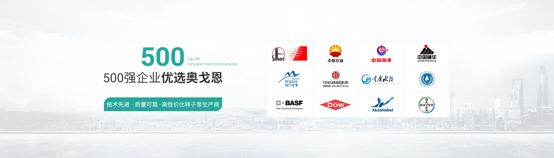 500強企業優選奧戈恩轉子泵